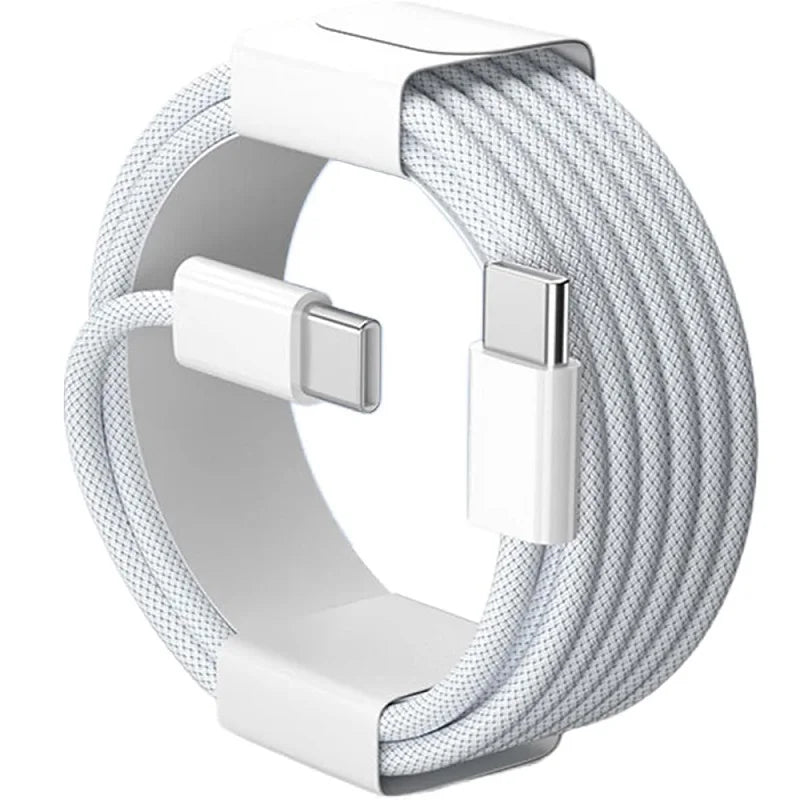 1 UDS-5 uds 60W PD USB-C a USB C Cable de cargador rápido para Apple iPhone 17 Pro Max 16 15 Plus 14 13 12 11 X XS tipo…