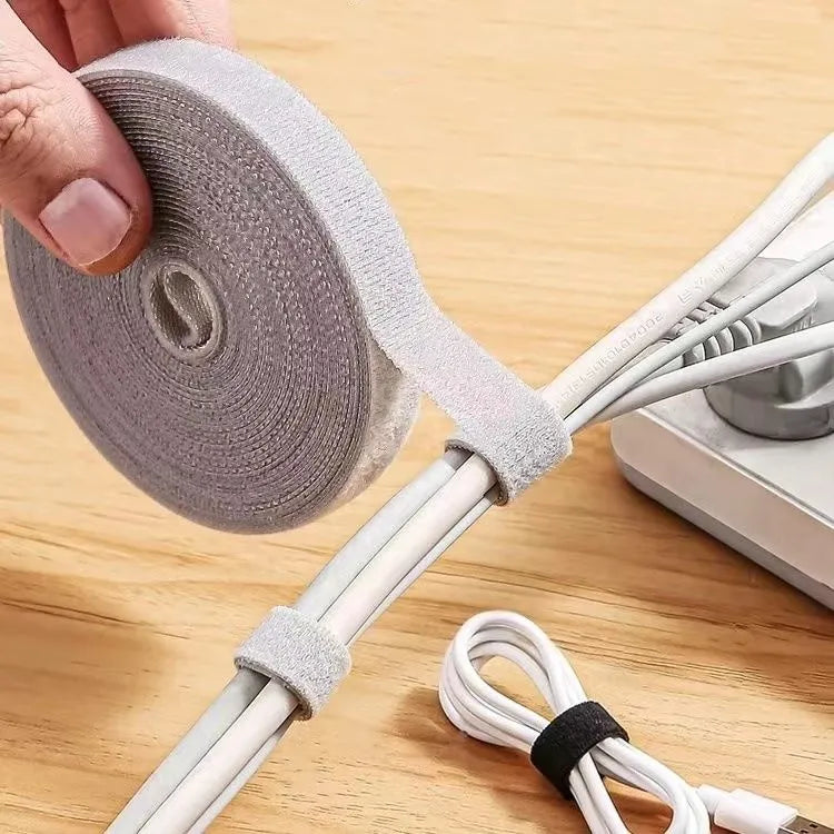 Organizador de Cables de 1/5M, cinta enrolladora de cables para auriculares, Protector de corbatas para iPhone, Xiaomi,…