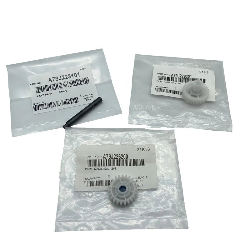 A79J226301 A79J226200 A79J223101 for Konica Minolta BH C558 C458 458 558 Paper Feed Drive One-way Gear Printer Copier Spare Part