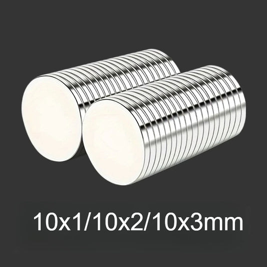 10x1/10x2/10x3mm-20/50/100 Uds imanes circulares para refrigerador ampliamente utilizados en oficinas pizarra blanca DI…