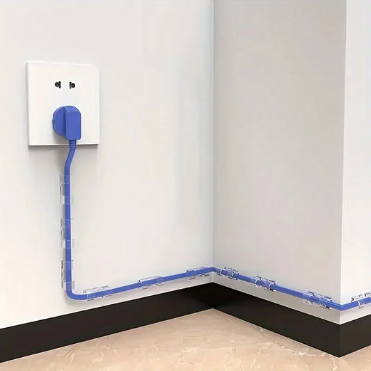 Clips de plástico transparente para cables: organizadores de cables transparentes para gestión de cables de pared y esc…