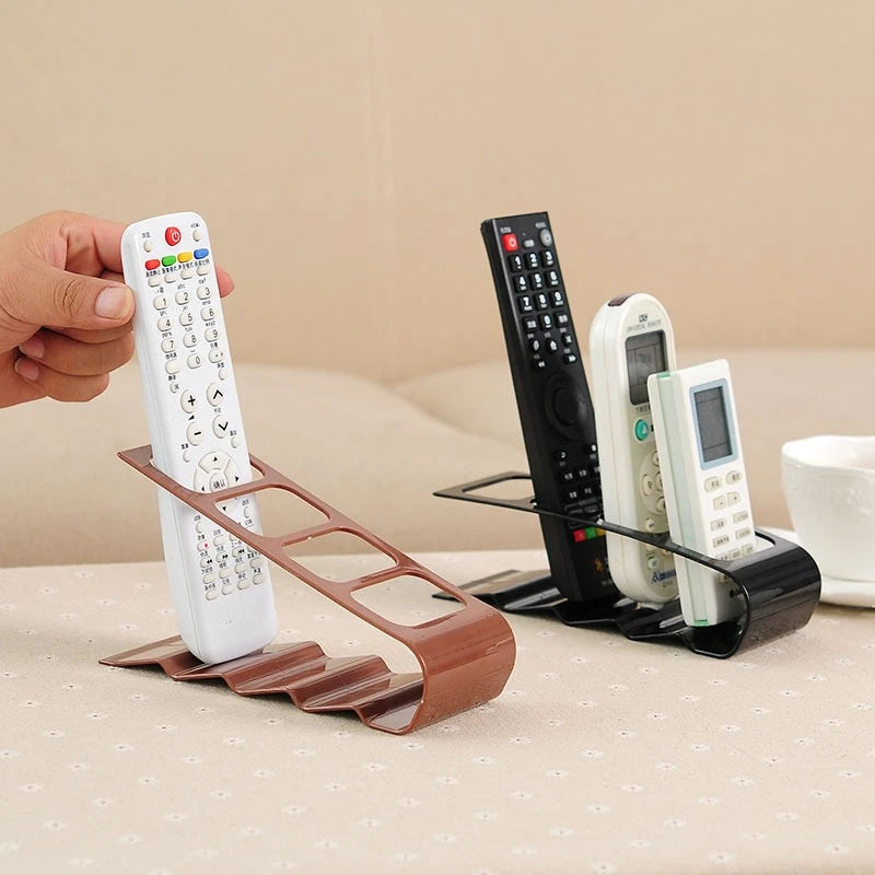 Organizador de Control remoto de 4 compartimentos, estante de almacenamiento de escritorio creativo, soporte de plástic…