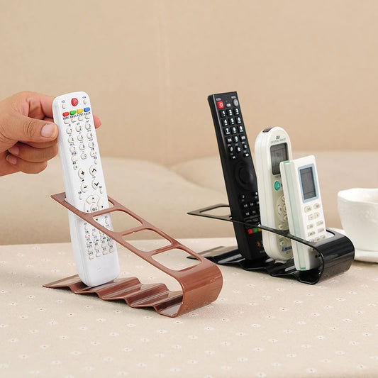 Organizador de Control remoto de 4 compartimentos, estante de almacenamiento de escritorio creativo, soporte de plástic…