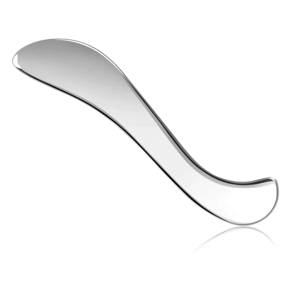 Free Logo IANNA Stainless Steel Body Guasha Scraping Board Muscle Massager Big Size Intelligent Scraping Board Leg Gua Sha