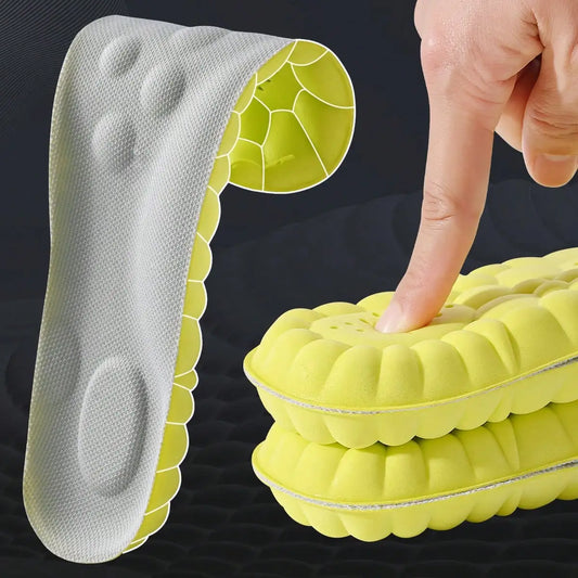 Plantillas deportivas de látex de alta elasticidad, almohadillas suaves para zapatos, plantillas ortopédicas con soport…