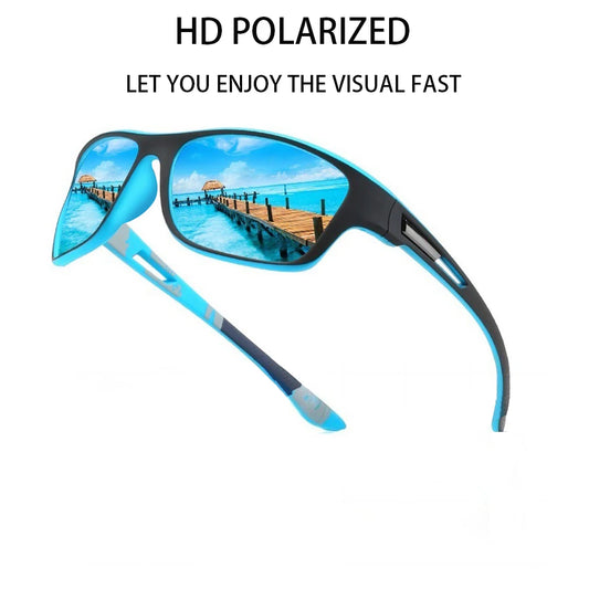 Gafas de sol polarizadas para pescar para hombre y mujer, lentes de sol antideslumbrantes UV400 para ciclismo, conducci…