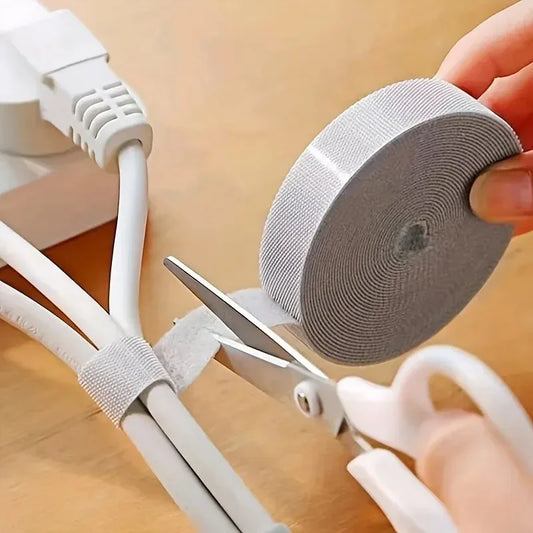 Organizador de cables de 1/5M, gestión de cables, cinta enrolladora de cables, auriculares, ratón, gestión de cables, P…