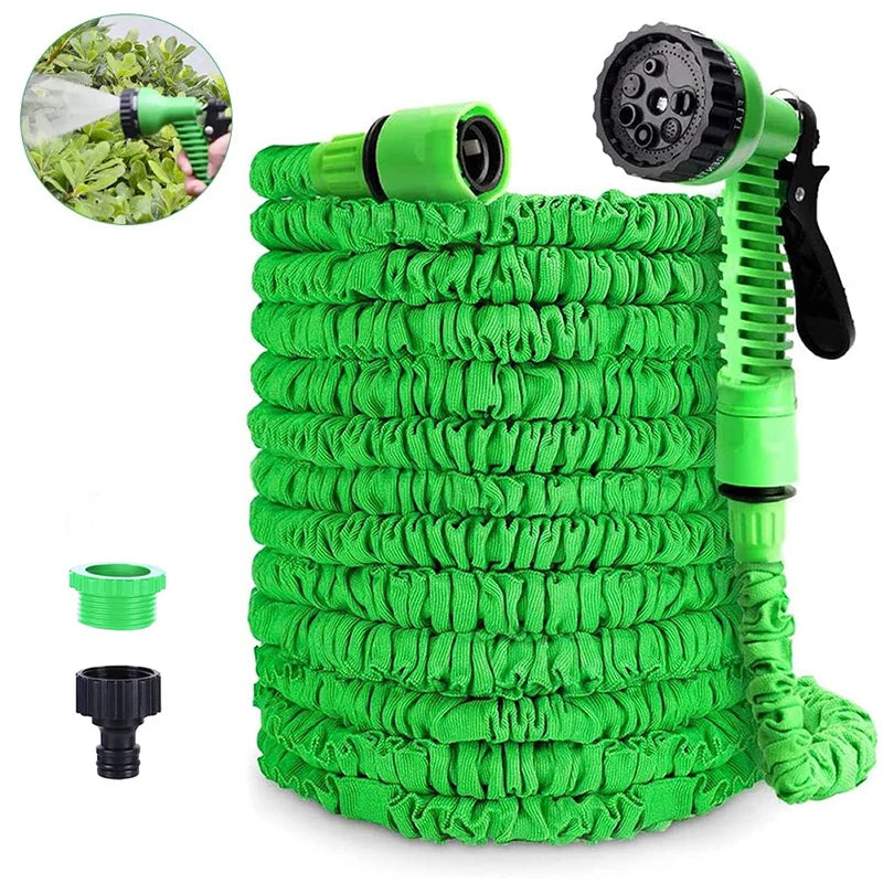 Manguera de jardín extensible de alta presión, tubo de agua mágico, herramientas de riego diario para el hogar, lavado…