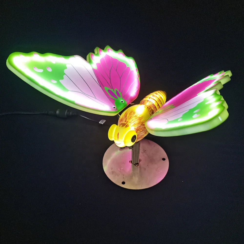 New 40Cm Blue Community Park Outdoor Decoration Charm Led Butterfly Props Light for Competitive Factory Wholesale Sell