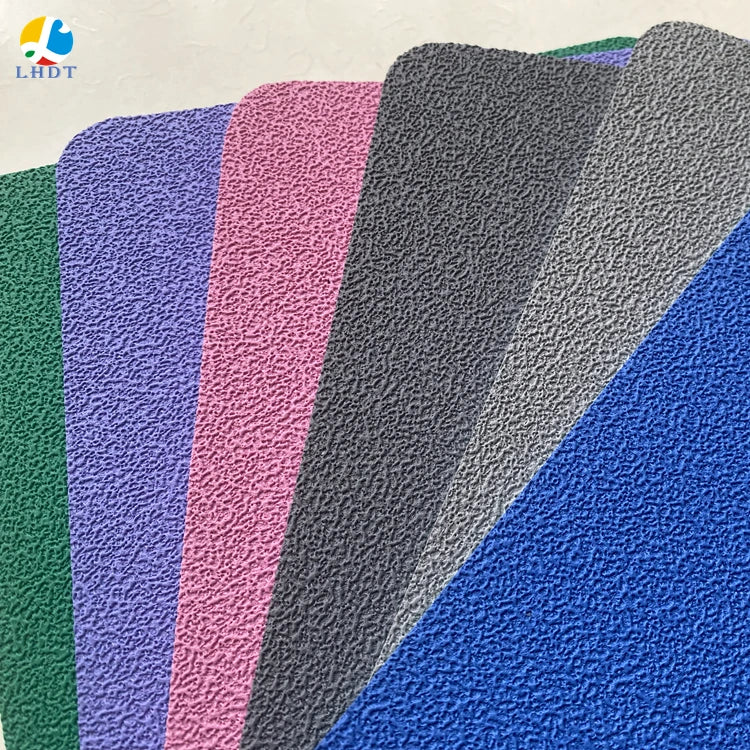 Professional 4.5mm PVC Vinyl Flooring Roll Anti-Slip Crystal Sand Sports Floor for Indoor Badminton Court