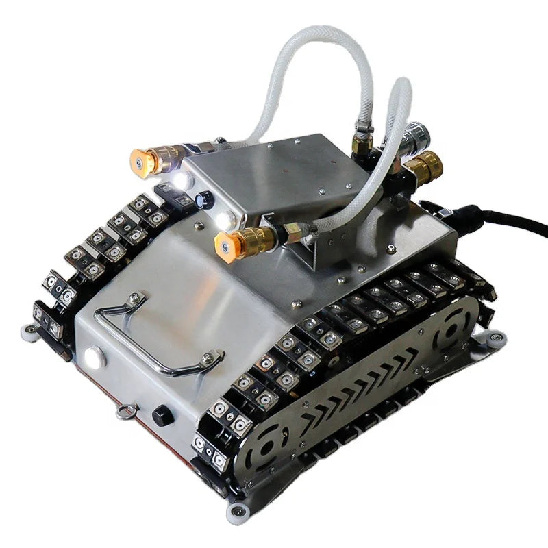 Kitchen Duct Cleaning Robot for Smoke Flue High-definition Cameras for Real Time Monitoring with Large Drag Force