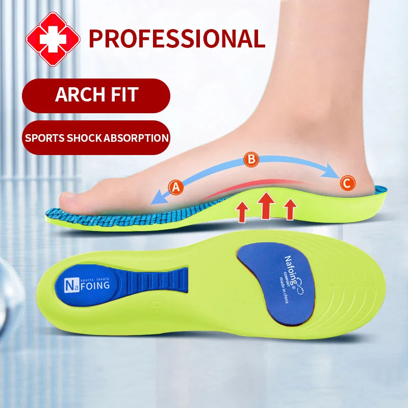 Plantillas ortopédicas para pies, plantilla deportiva absorbente de golpes para zapatos, soporte para arco, plantillas…