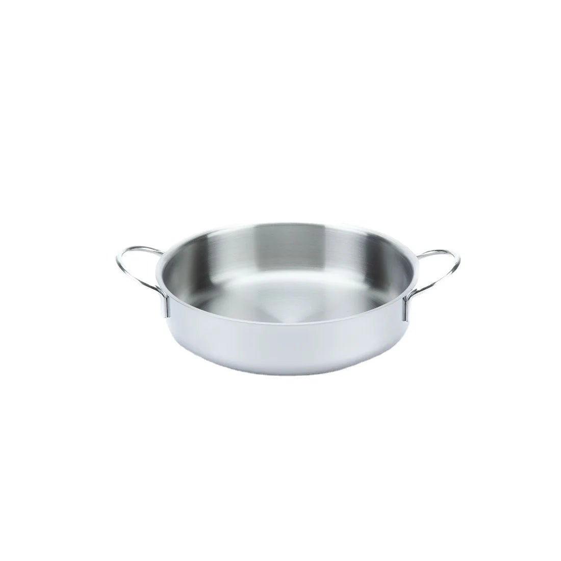 2025 New Eco Stainless Steel Ergonomic 12 cm Induction Ready Oven Safe Mirror Polished Side-Handles Classic Kitchen Stocked