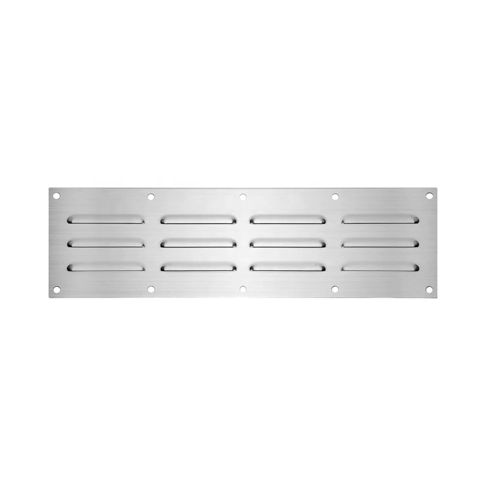 Stainless Steel 15\ X 4-1/2\ Venting Panel for Outdoor Kitchen Masonry Fire Pits Venting Hardware