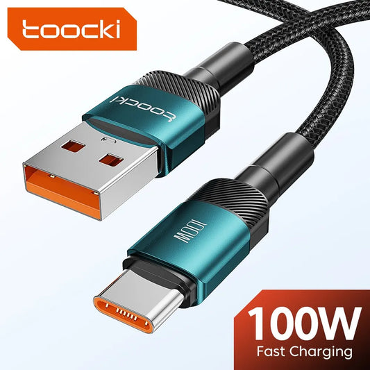 Toocki Cable USB tipo C Cable cargador USB C de carga rápida para iPhone 15 14 13 12 11 Huawei P40 P30 Realme Oppo Onep…