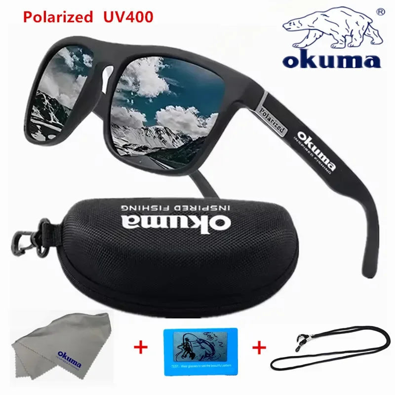 Gafas de sol polarizadas Okuma UV400 para hombres y mujeres, para caza al aire libre, pesca, conducción de bicicletas,…