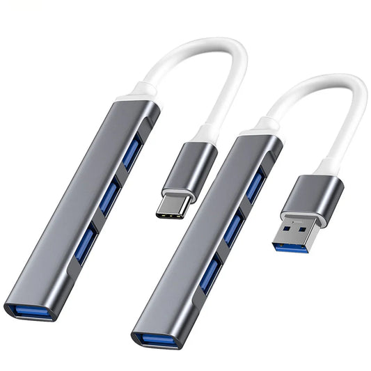 USB C HUB 3,0 tipo C 3,1 adaptador multidivisor de 4 puertos OTG para Xiaomi Lenovo Macbook Pro 13 15 Air Pro accesorio…