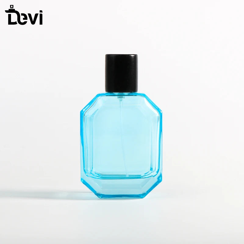 Customized Glass Empty 100ml Perfume Atomizer Spray Bottle Wholesale Refillable Luxury Perfume Bottles Screen Printing