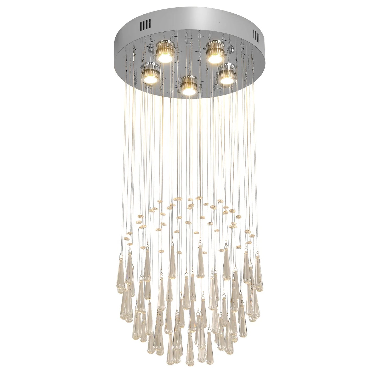 Modern Crystal Pendant Chandelier for Dining Room Suspension Lighting  Illumination