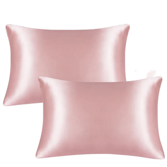 JuwenSilk-funda de almohada de seda natural, funda de almohada de seda de morera, estándar, queen k