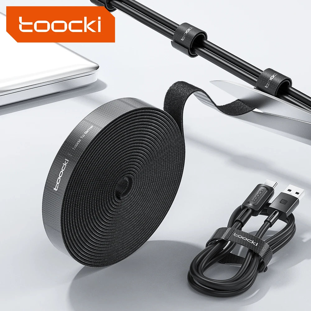 Toocki organizador de cables, enrollador de cables USB, Protector de gestión de cables, auriculares, bridas para cables…
