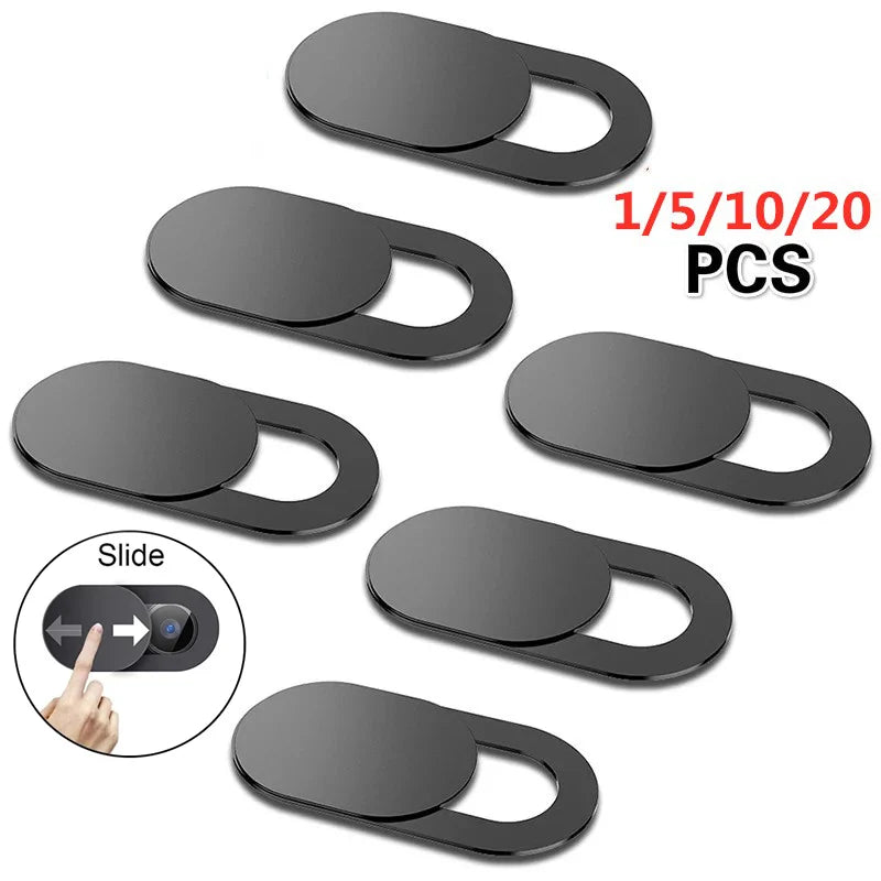 Cubierta de cámara web con imán deslizante, cubierta de plástico para cámara iPad, tableta, Web, portátil, Pc, cámara,…