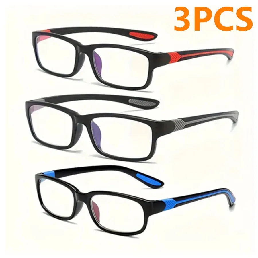 3/1 Uds. Gafas de lectura deportivas para hombres y mujeres: lectores para presbicia cómodos y elegantes con lentes de…