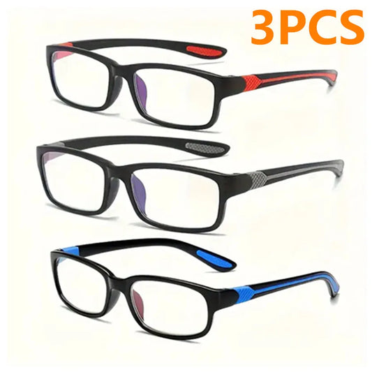3/1 Uds. Gafas de lectura deportivas para hombres y mujeres: lectores para presbicia cómodos y elegantes con lentes de…