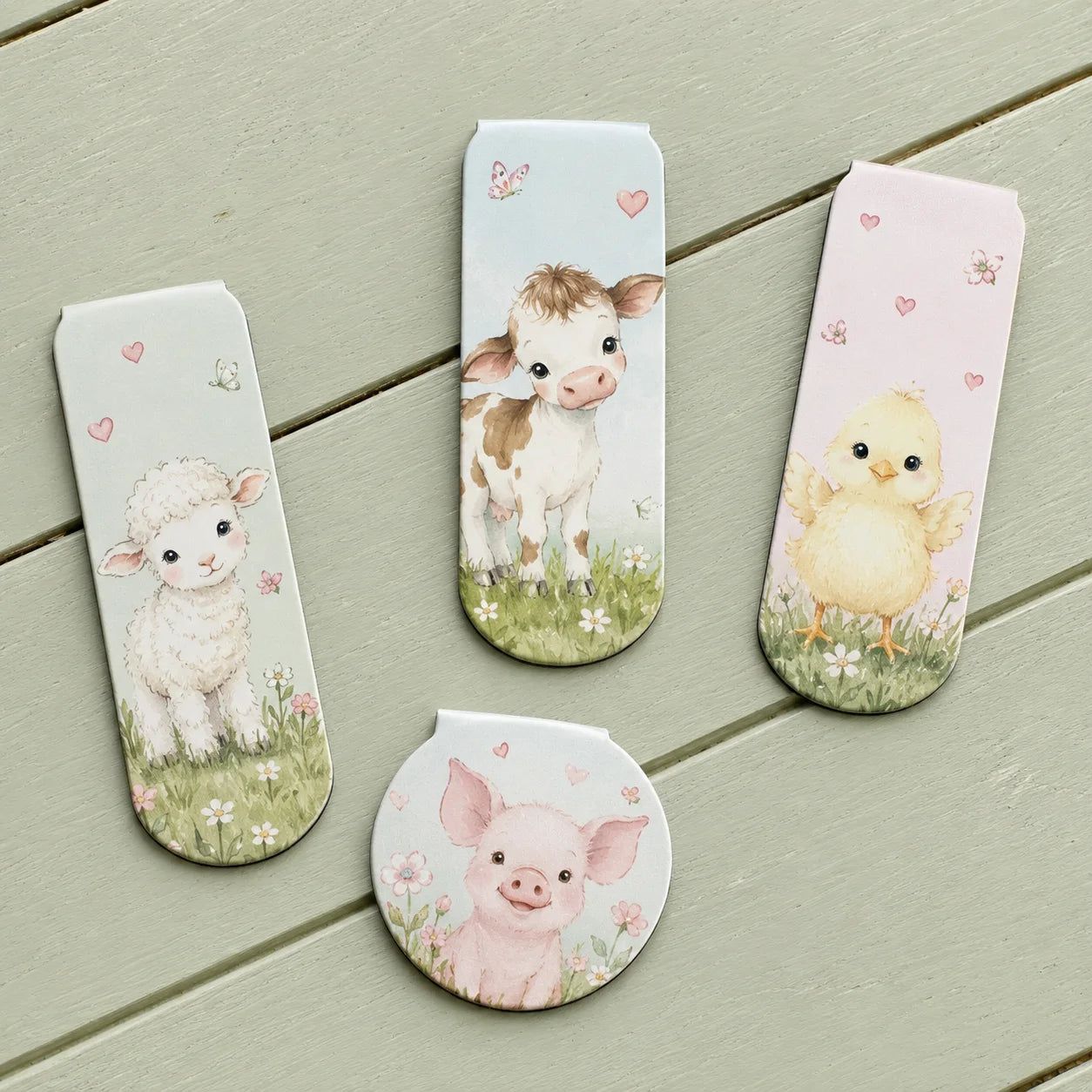 Custom Design Durable Folding Magnetic Bookmark Promotional Book Holder With Durability and Convenience