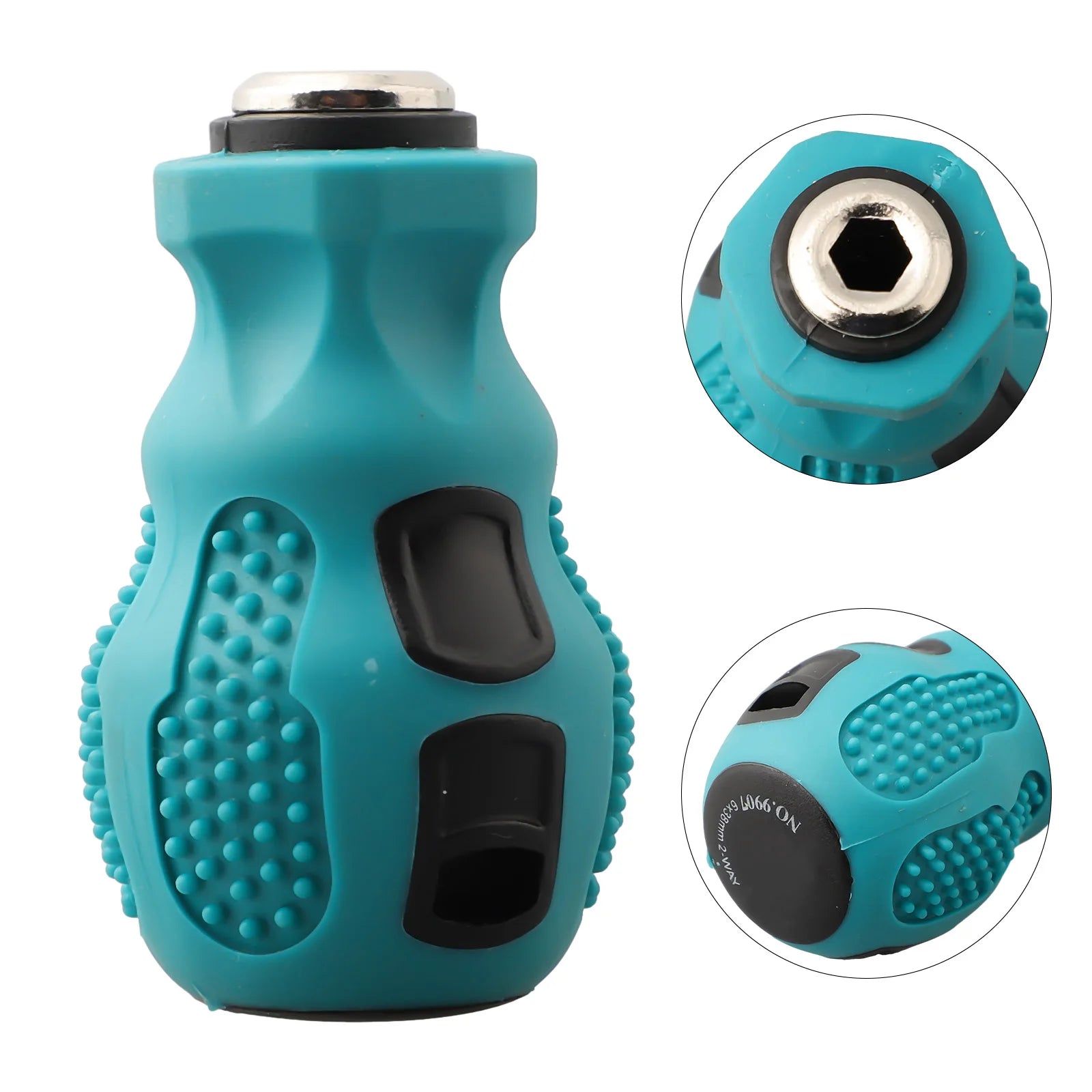 Adaptador redondo hexagonal para destornillador, broca de mano, soporte multiusos, mango de broca, 1 piezas, 6,35mm, 4m…