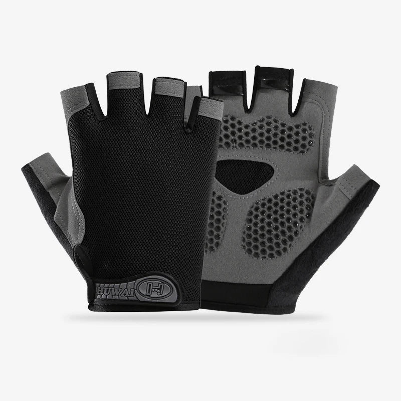 Guantes de gimnasio para entrenamiento físico, sin dedos, para hombres y mujeres, culturismo, ejercicio, guantes deport…