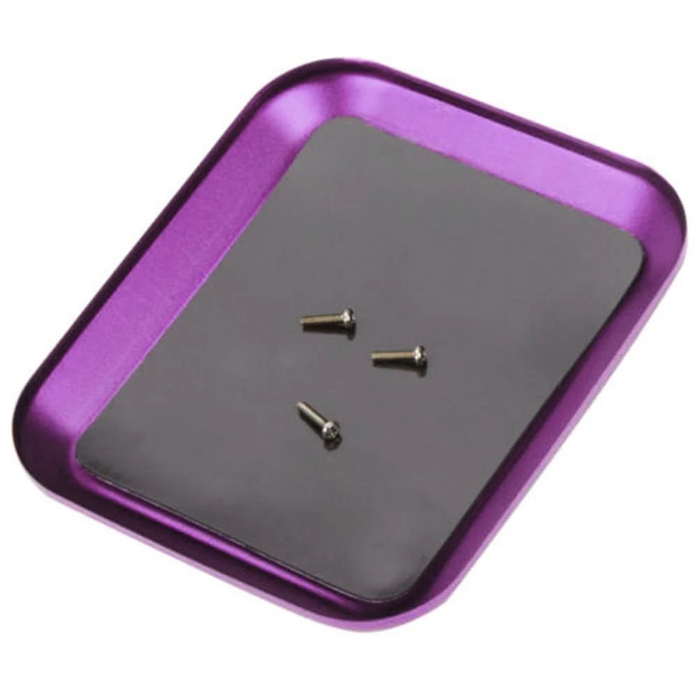 Herramienta de reparación RC, placa de bandeja de tornillo magnético de aleación de aluminio para avión, coche, barco,…