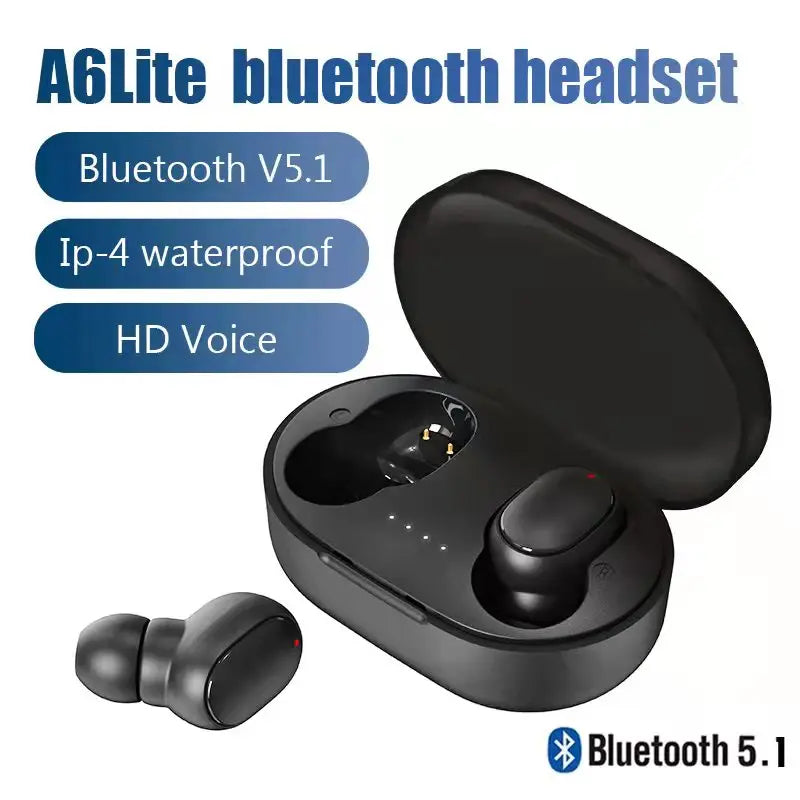 Original A6S TWS auriculares inalámbricos auriculares Bluetooth auriculares deportivos estéreo auriculares Bluetooth pa…