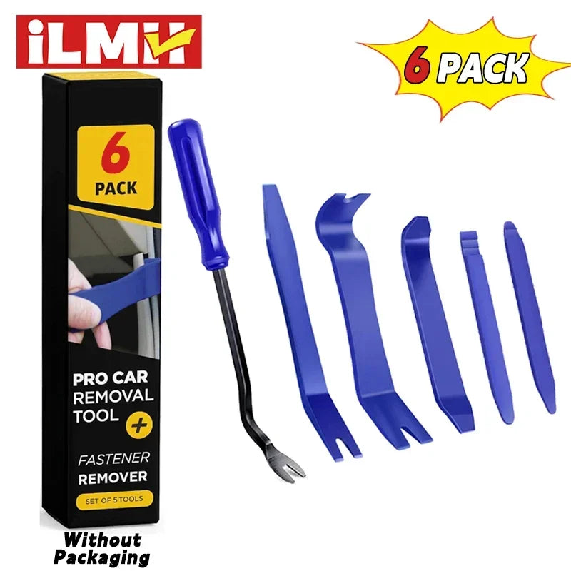 iLMH Kit de Herramientas de Desmontaje Automotriz de Plástico para Paneles de Puerta, Molduras, Radio, Salpicadero y Au…