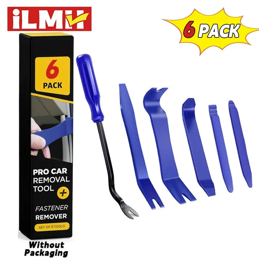 iLMH Kit de Herramientas de Desmontaje Automotriz de Plástico para Paneles de Puerta, Molduras, Radio, Salpicadero y Au…