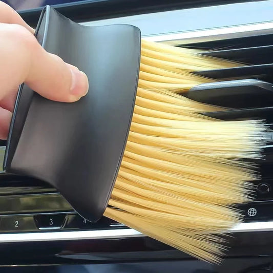 Cepillo suave para barrer el interior del coche, herramienta de lavado de coches, artefacto, espacio interior del coche…