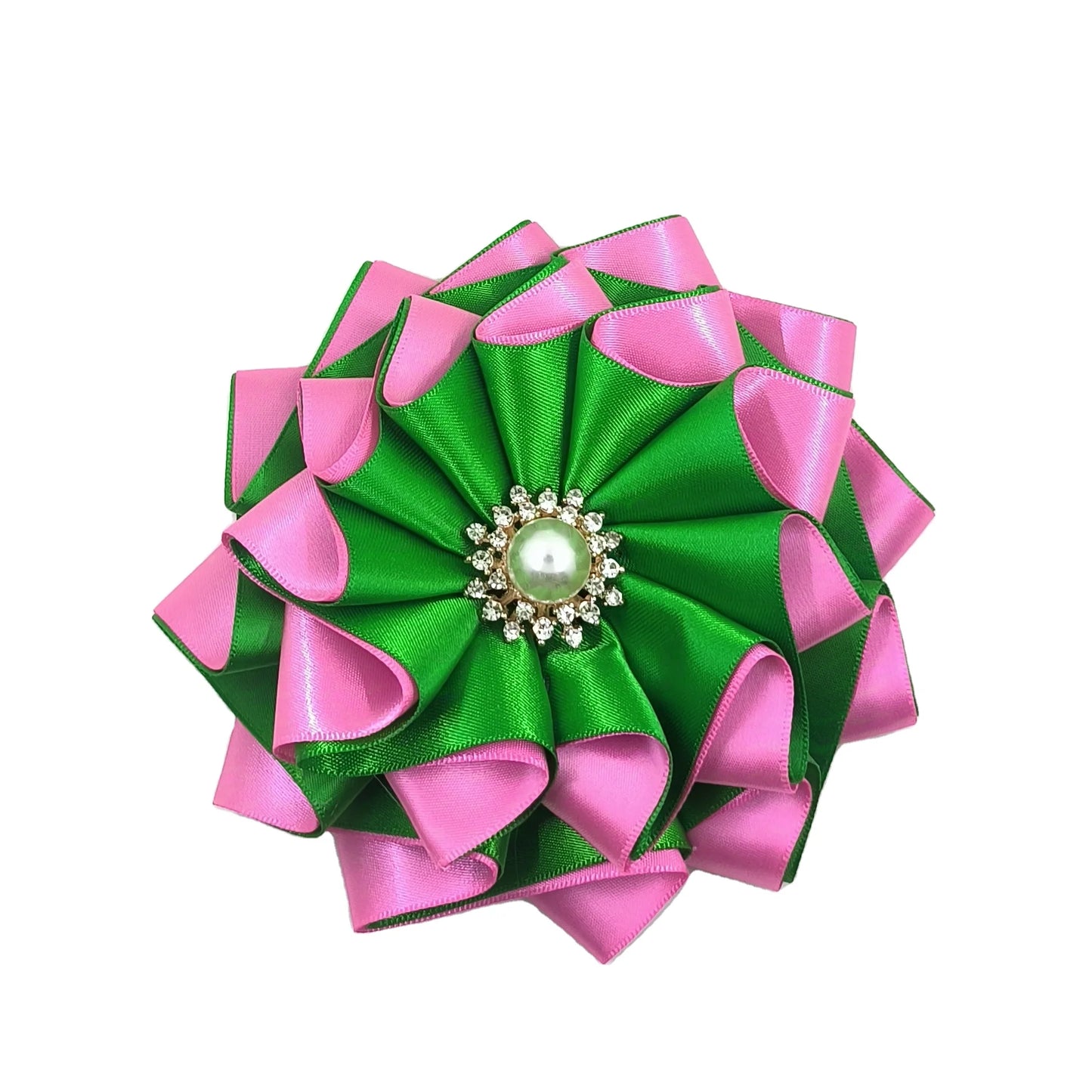 5.5 Inch Oversize Floral Brooch Pin for Women Greek Vibrant Color Corsage