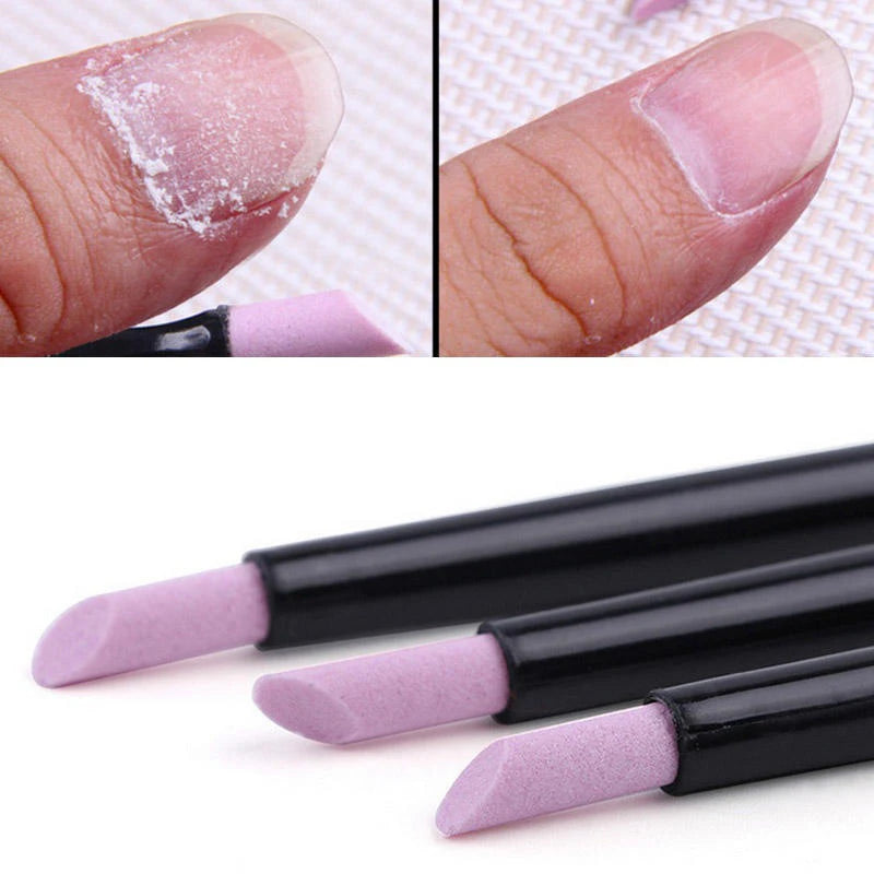 lima uñas pulidora de uñas corta cuticulas profesional Pluma de molienda de cuarzo para uñas, tijeras para cutículas, r…