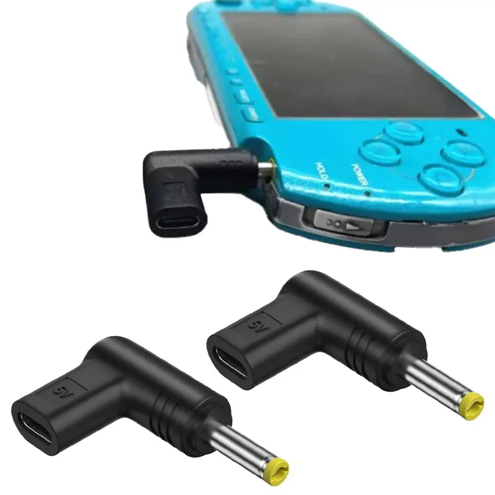 Convertir de carga de energía de 5V tipo C a CC para PSP 1000 2000 3000 Mini adaptador de conversión de carga USB C