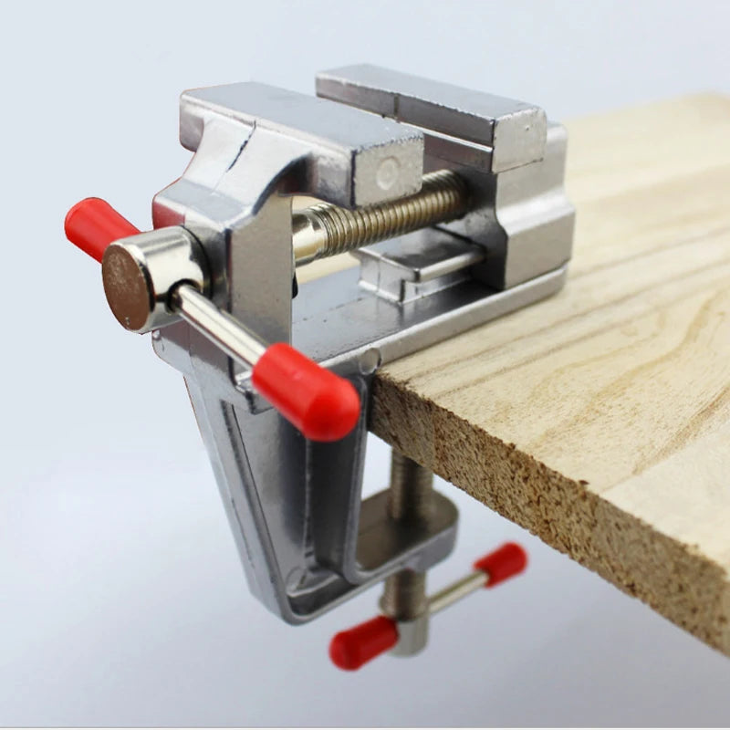Mini tornillo de banco multifuncional, 3,5 pulgadas, miniatura de aluminio, para joyeros pequeños, abrazadera para Hobb…