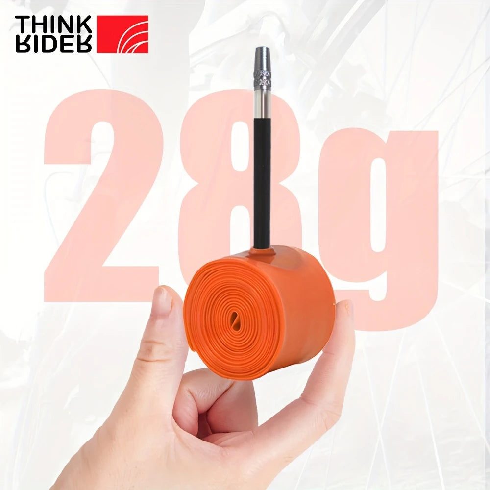 ThinkRider 1 Uds ultraligero 28g tubo interior de bicicleta 700X18 25 28 32 bicicleta de carretera Material TPU neumáti…