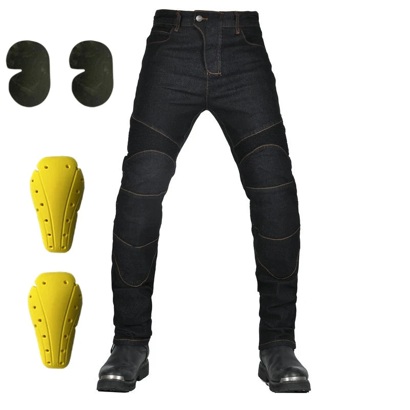 Nuevos pantalones de motocicleta, pantalones vaqueros de montar, anticaída, pantalones clásicos de motociclista, pantal…