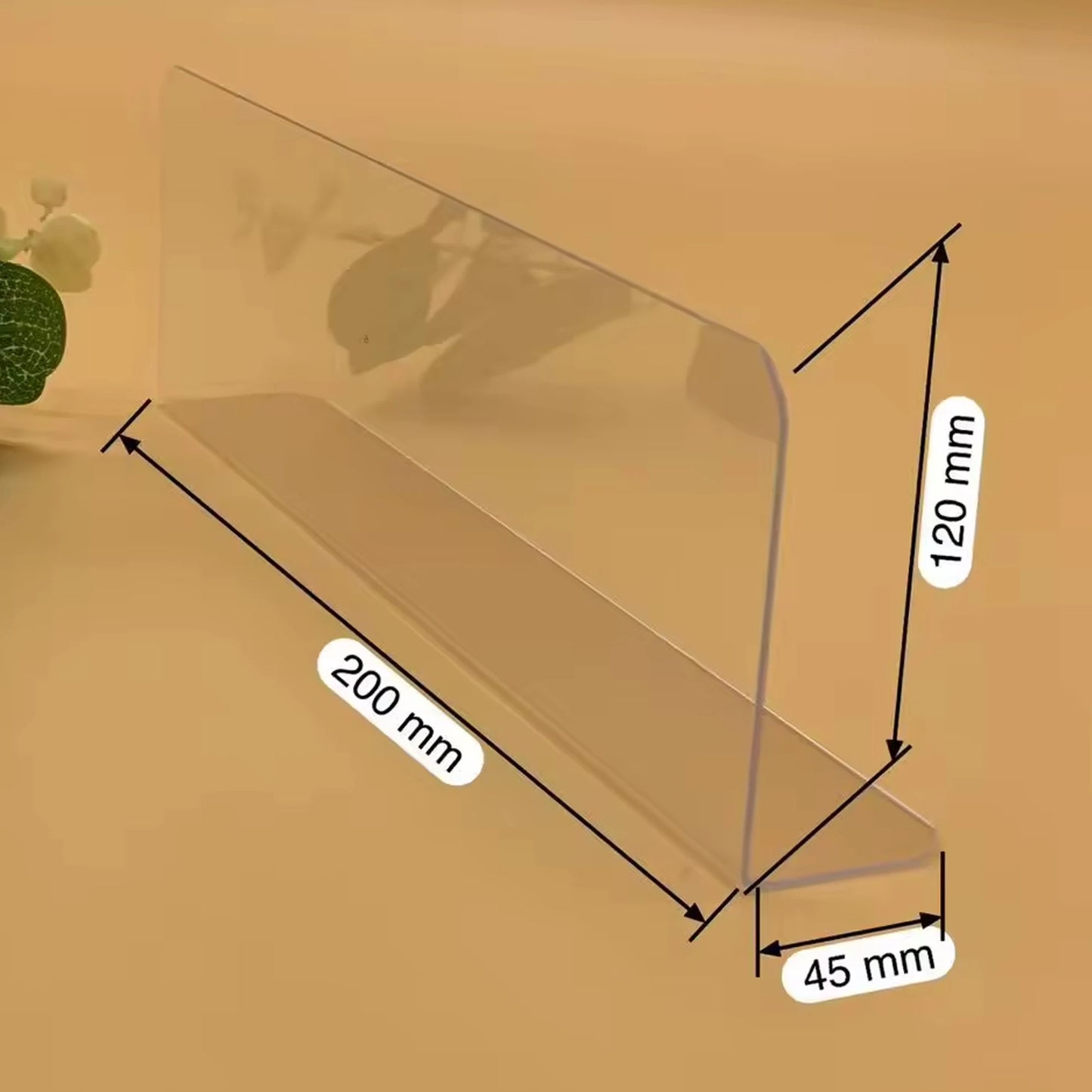 Wholesale Direct Sales Clear Acrylic Shelf Dividers Pharmacy PVC Wire Shelf Dividers