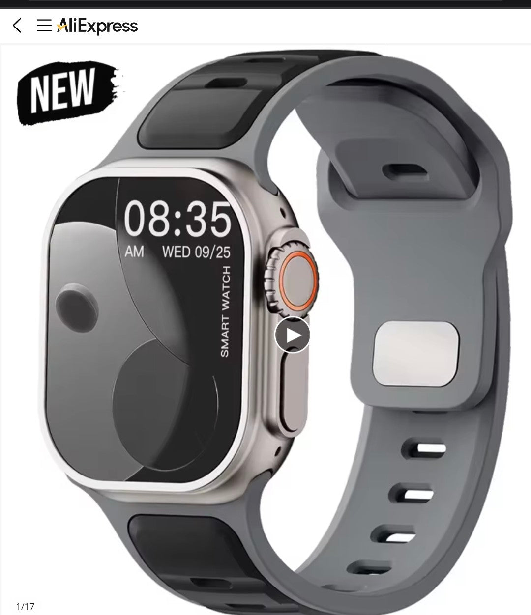 Correa Deportiva de Silicona para Apple Watch Series 4â€“11, SE y Ultra â€“ 40 a 49 mm