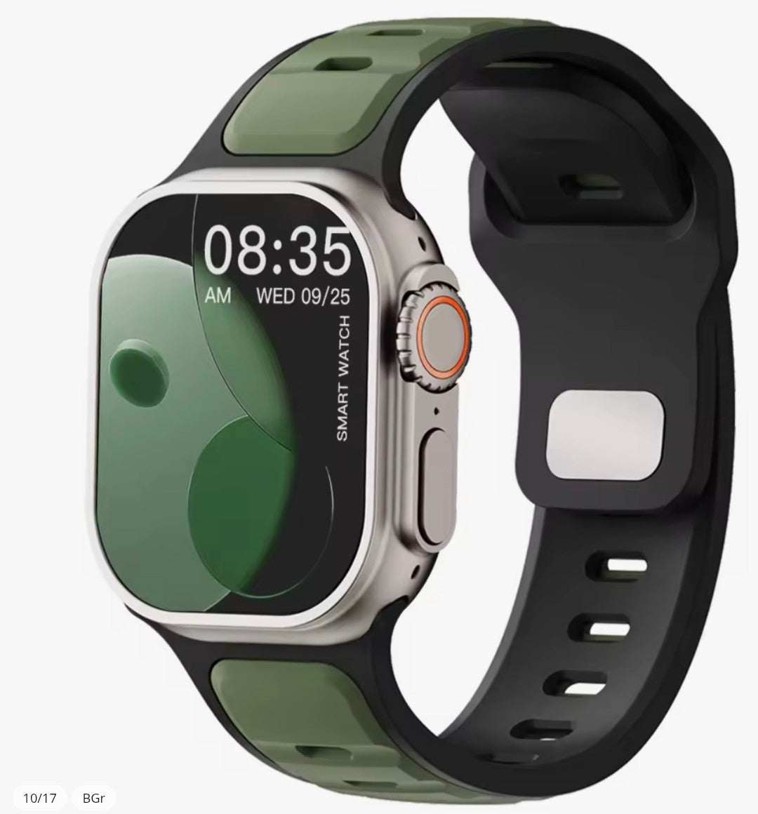 Correa Deportiva de Silicona para Apple Watch Series 4â€“11, SE y Ultra â€“ 40 a 49 mm