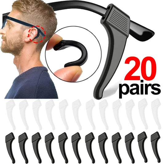 Gancho de silicona para la oreja, antideslizante, soporte para pierna y oreja, accesorios para gafas de sol, agarre ant…