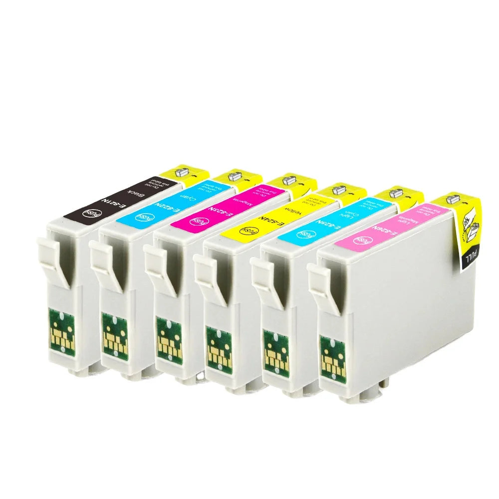 Tatrix T0821 T0822 T0823 T0824 T0825 T0826 Compatible Printer Ink Cartridge for Epson Stylus Photo R290 RX610