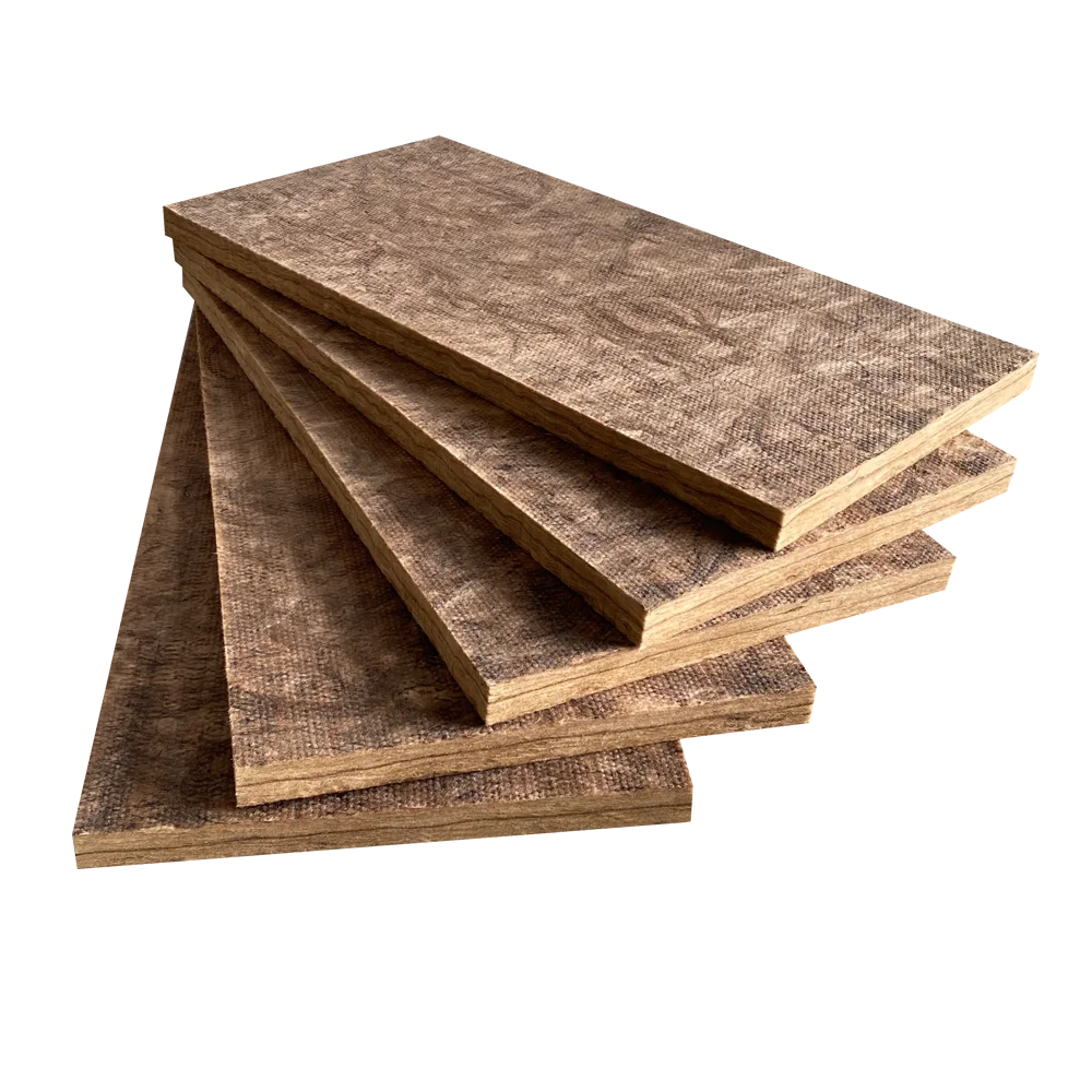 Semi-rigid Thermal Acoustical ECO Brown Glass Wool Insulation Board  36kg/m3 25mm Fiberglass Panel for Wall HVAC Glasswool Board