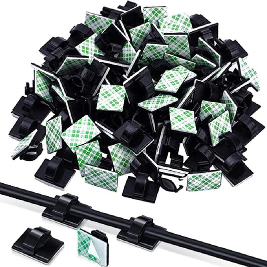 30 Uds. Clips organizadores de cables soporte de cables estación de trabajo de escritorio administrador de cables carga…