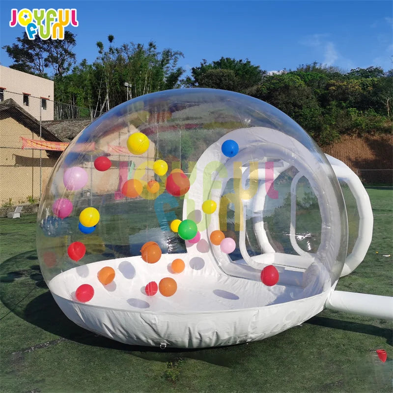 JOYFUL FUN Transparent Inflatable Bubble Tent House Bubble Tent